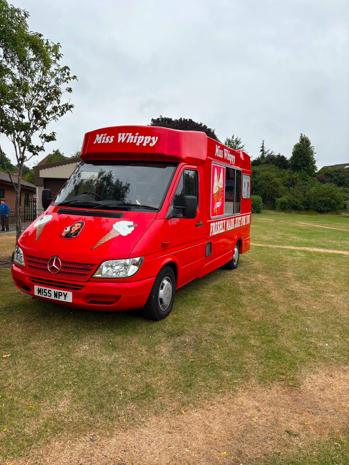 Miss Whippy van at an event